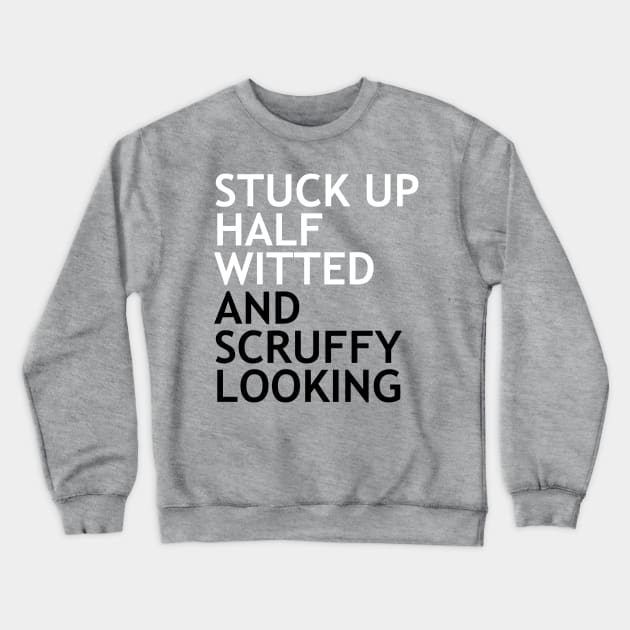 Who’s Scruffy Lookin’? Crewneck Sweatshirt by My Geeky Tees - T-Shirt Designs